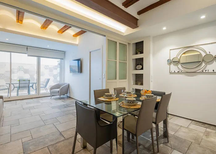 Florit Flats - Center Modern 1Br 2Bth Terrace Wi-Fi Ac