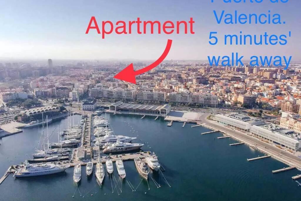 / Playa Cabanyal, Puerto, Cuidad Artes Apartment Valencia