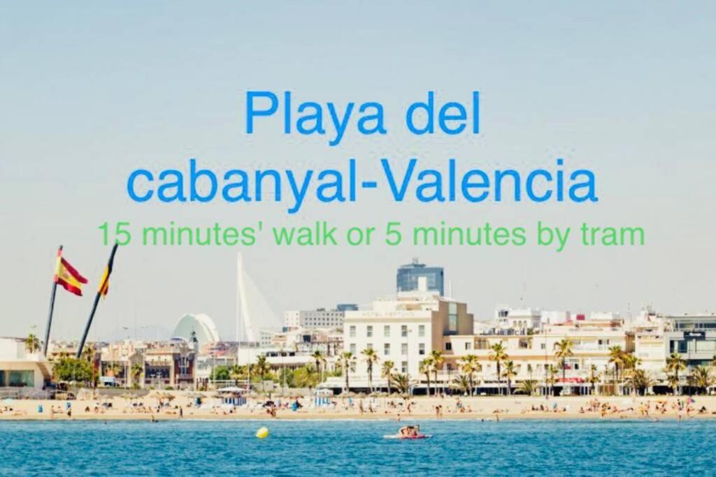 / Playa Cabanyal, Puerto, Cuidad Artes Appartement Valencia