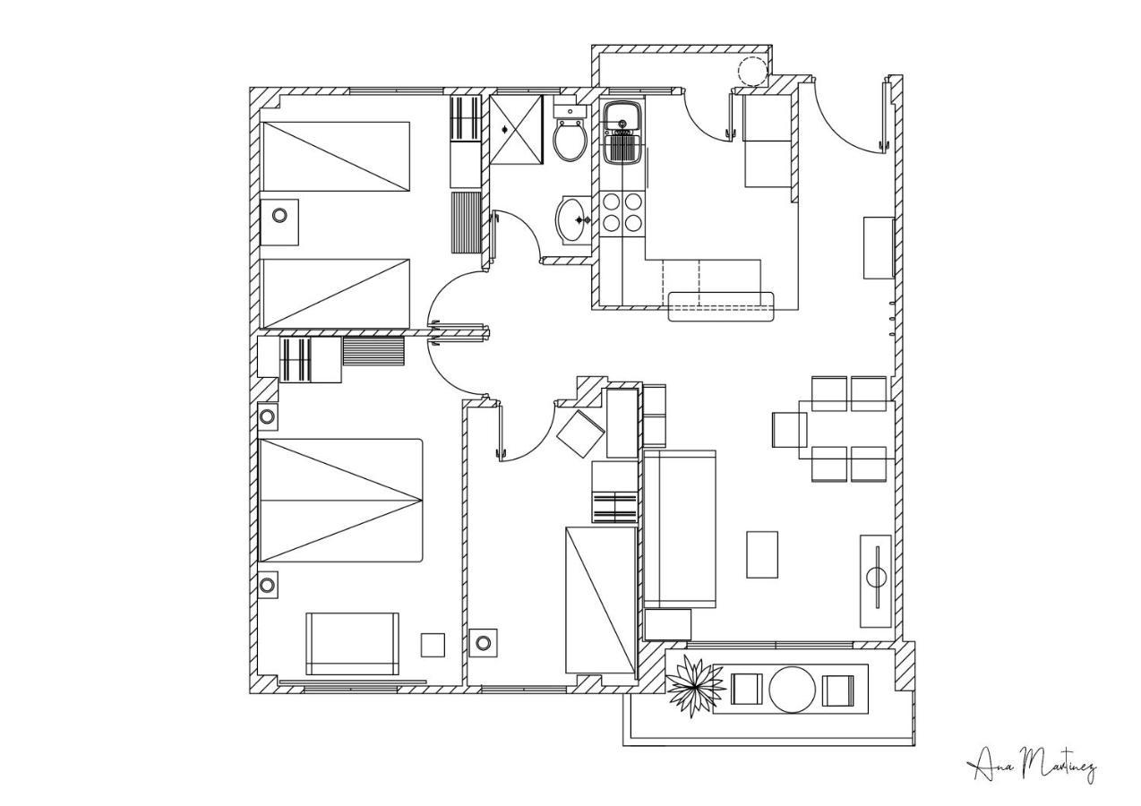 Apartment Luminoso. Comodo. Acogedor. Wifi. Junto A Ave Valencia