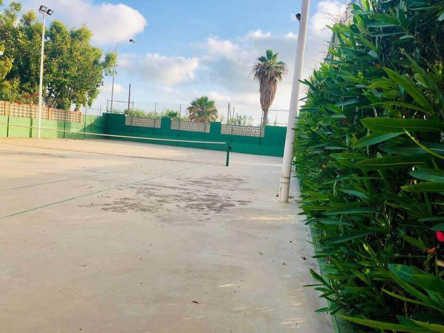 Adosado En La Playa De El Perellonet Con Piscina, Pista Tenis Ferienhaus *