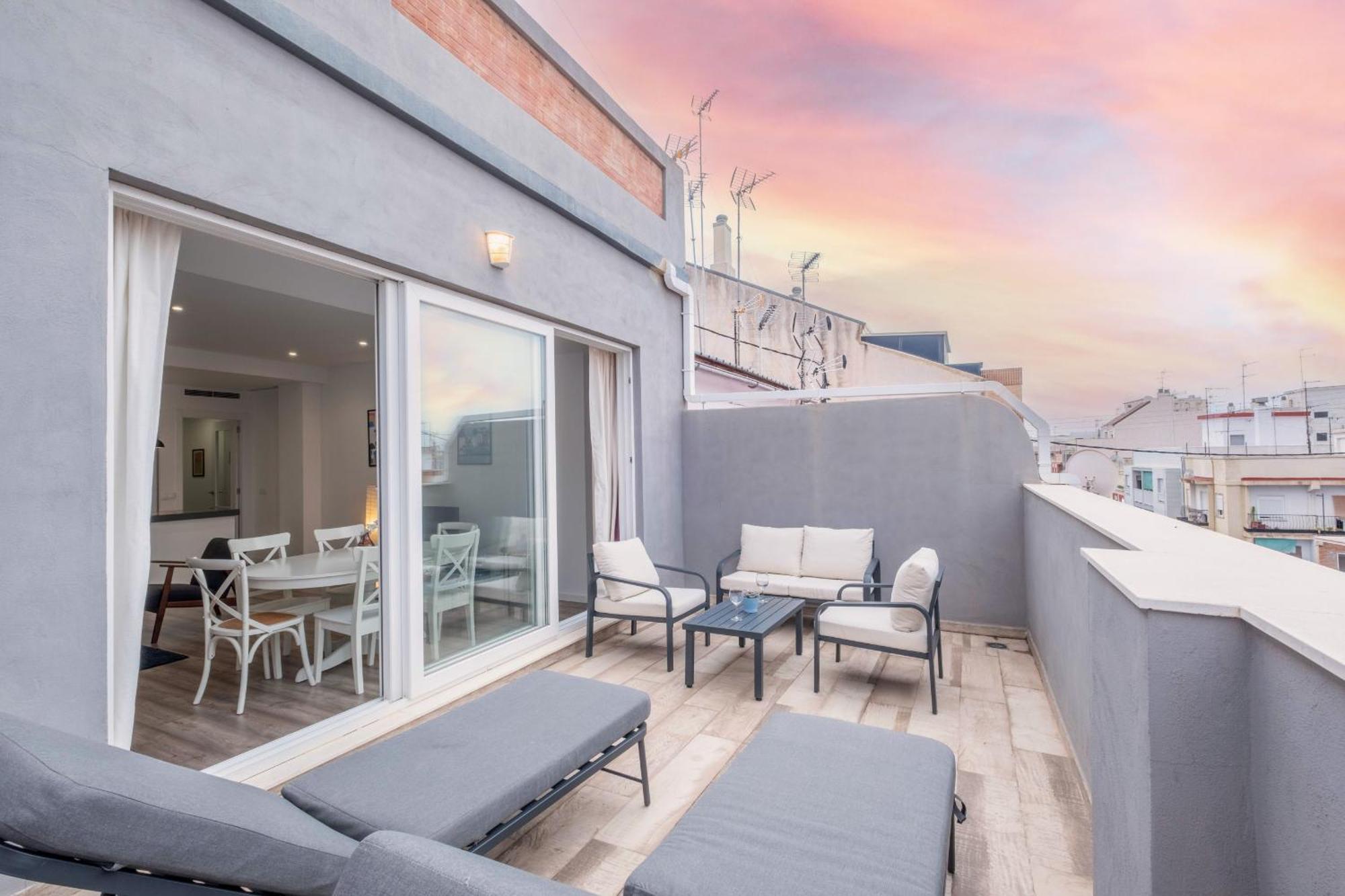 Modern Penthouse With Private Terrace * Valencia