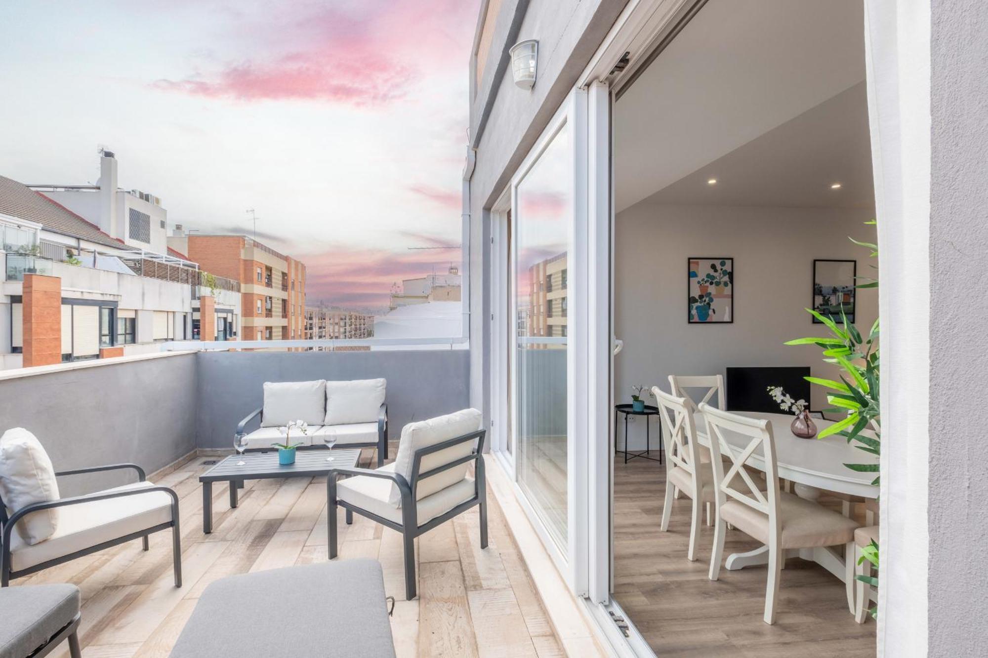 Spacious Penthouse With Private Terrace Apartment Valencia