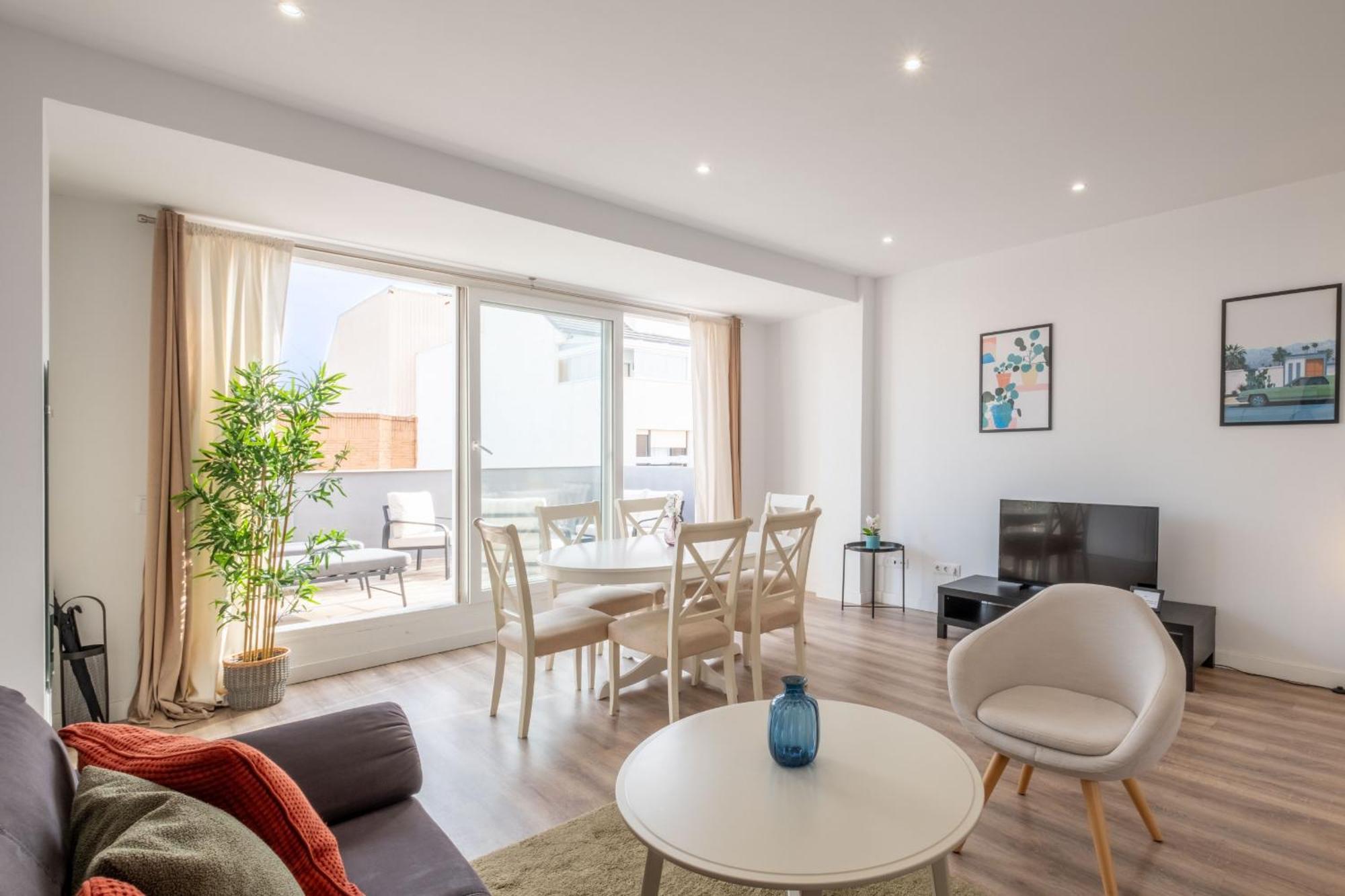 Spacious Penthouse With Private Terrace Valencia