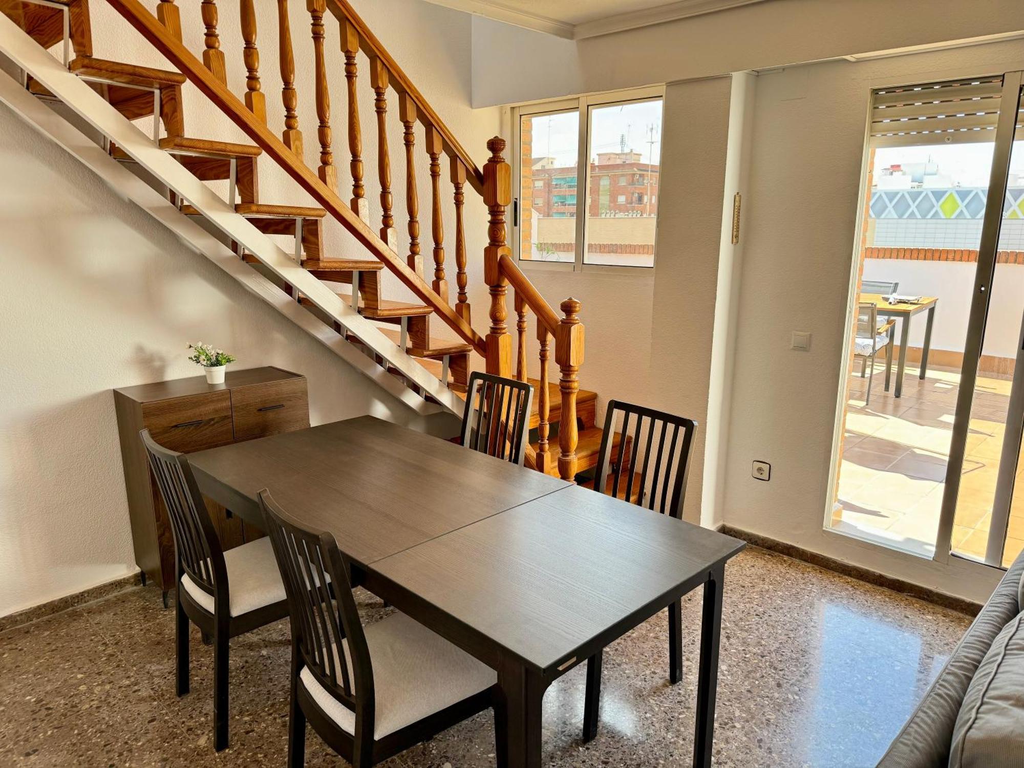 Your Long Attic In Apartment Valencia