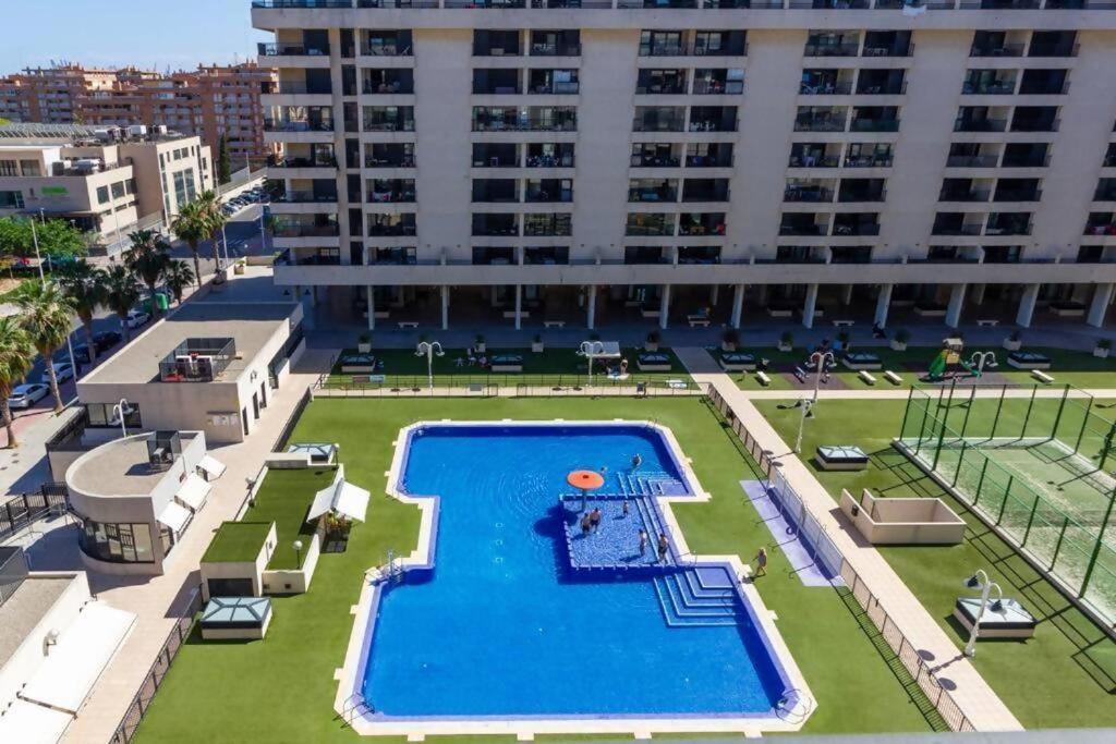 Alboraya Con Vista Al Mar Y Piscina Valência