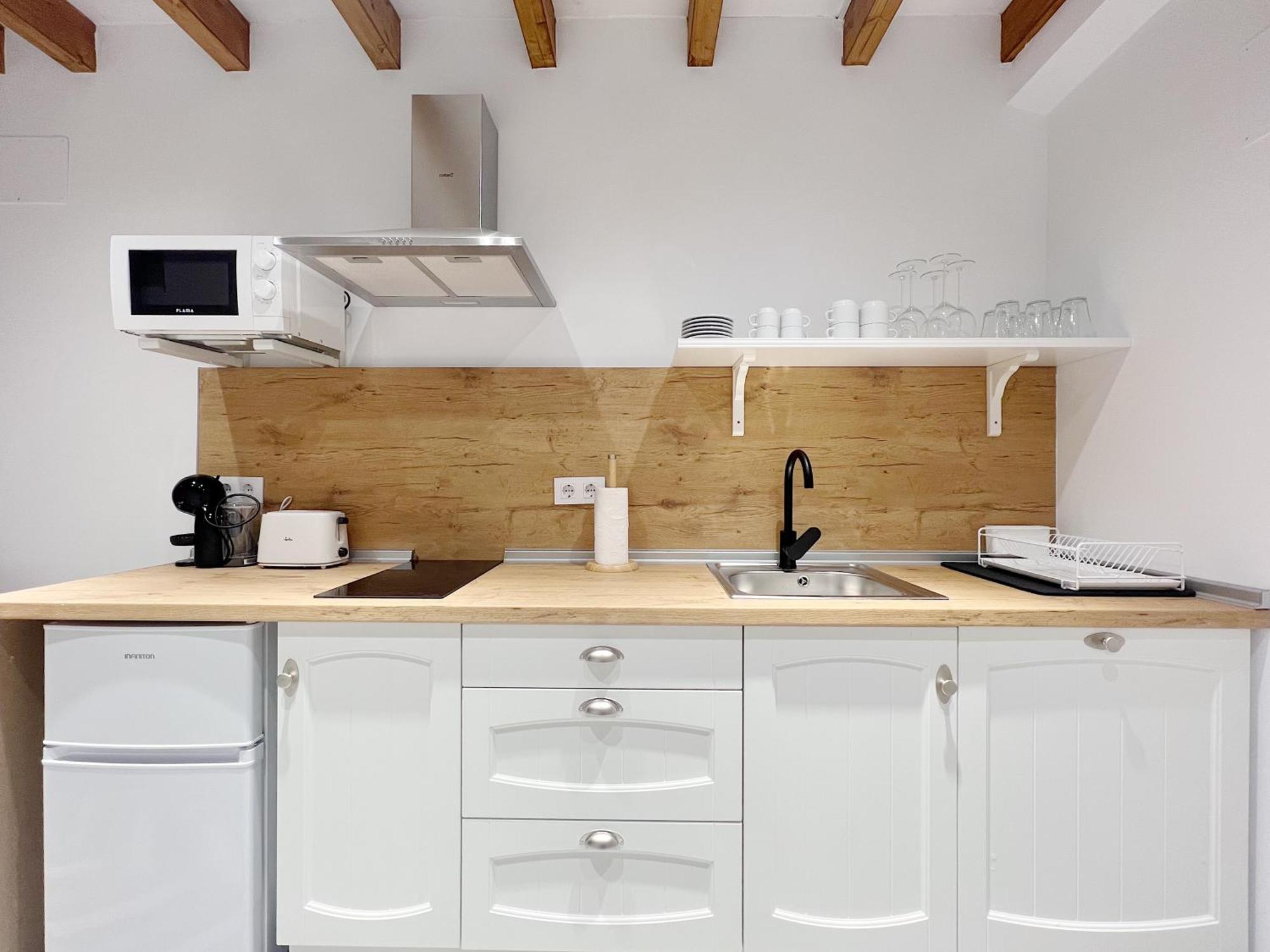 Apartment Encantador Vigas De Madera