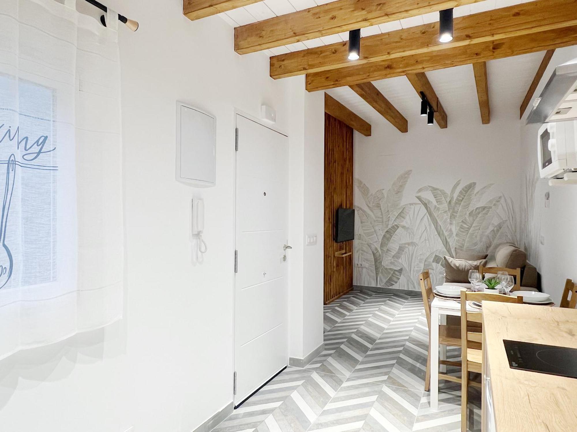 Encantador Vigas De Madera Appartement Valencia