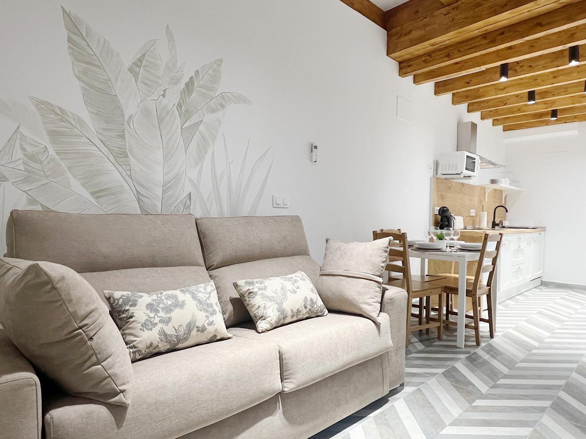 Encantador Vigas De Madera Appartement *