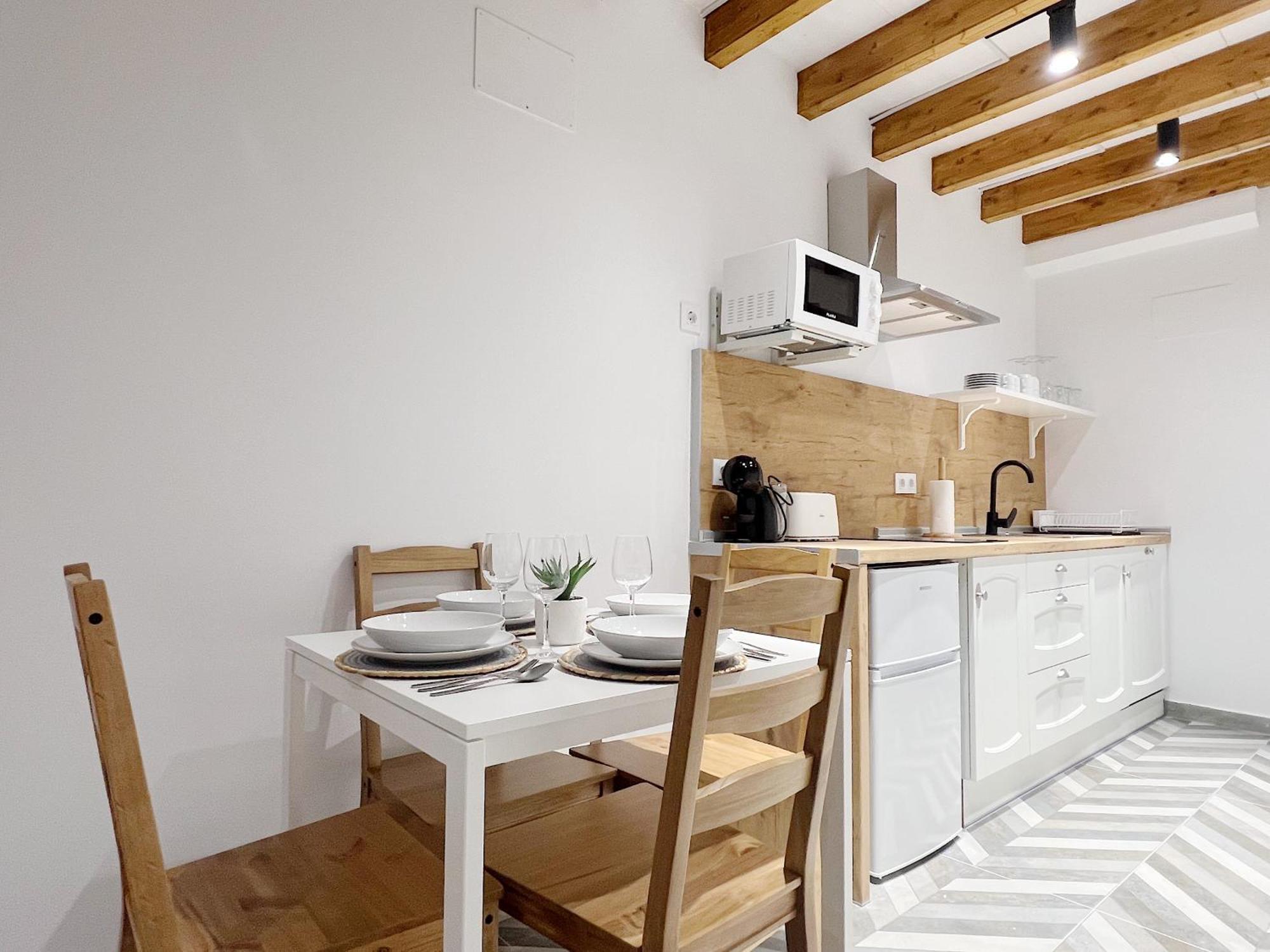Encantador Vigas De Madera Appartement *