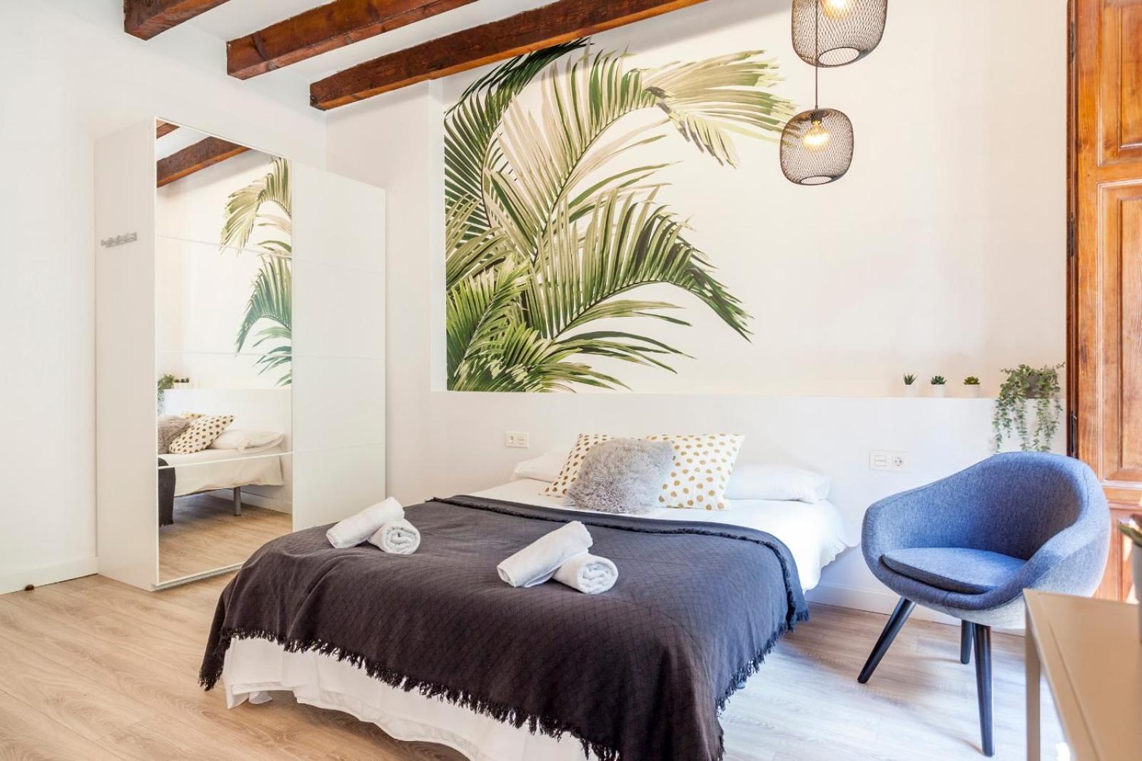 Apartment Loft De Diseno Junto Al Mercado Con Balconada *