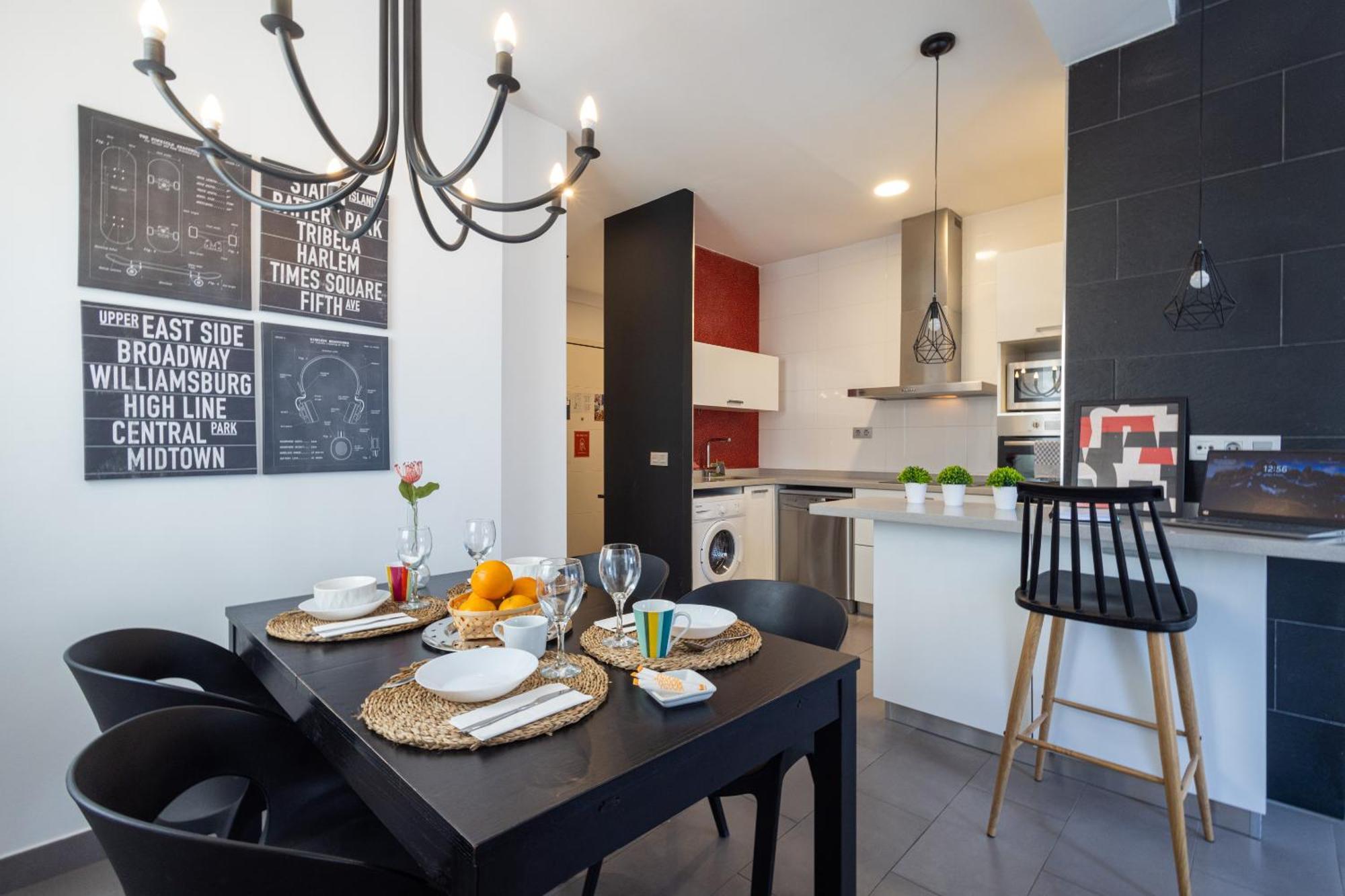 Apartment Florit Flats - Stylish 2 Bedroom Ac Wifi Terrace Attic In Center Valencia