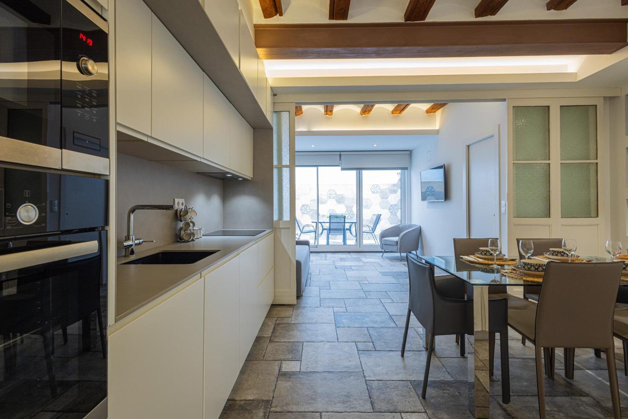 Apartment Florit Flats - Center Modern 1br 2bth Terrace Wi-fi Ac
