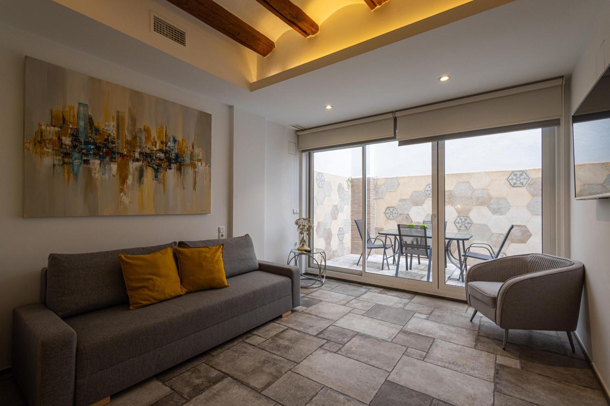Florit Flats - Center Modern 1br 2bth Terrace Wi-fi Ac Apartment Valencia