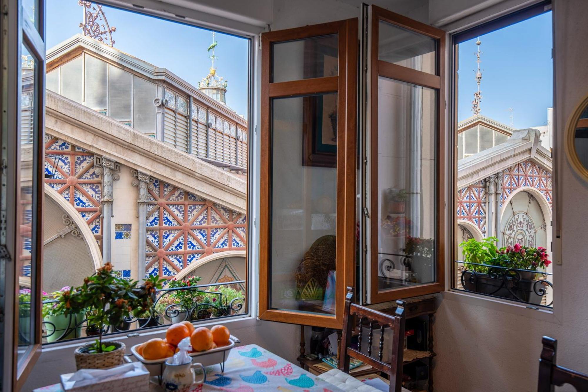 Privatunterkunft Mirador 1 Del Mercado - Con Bano Privado En El Centro De La Ciudad Vella Valencia