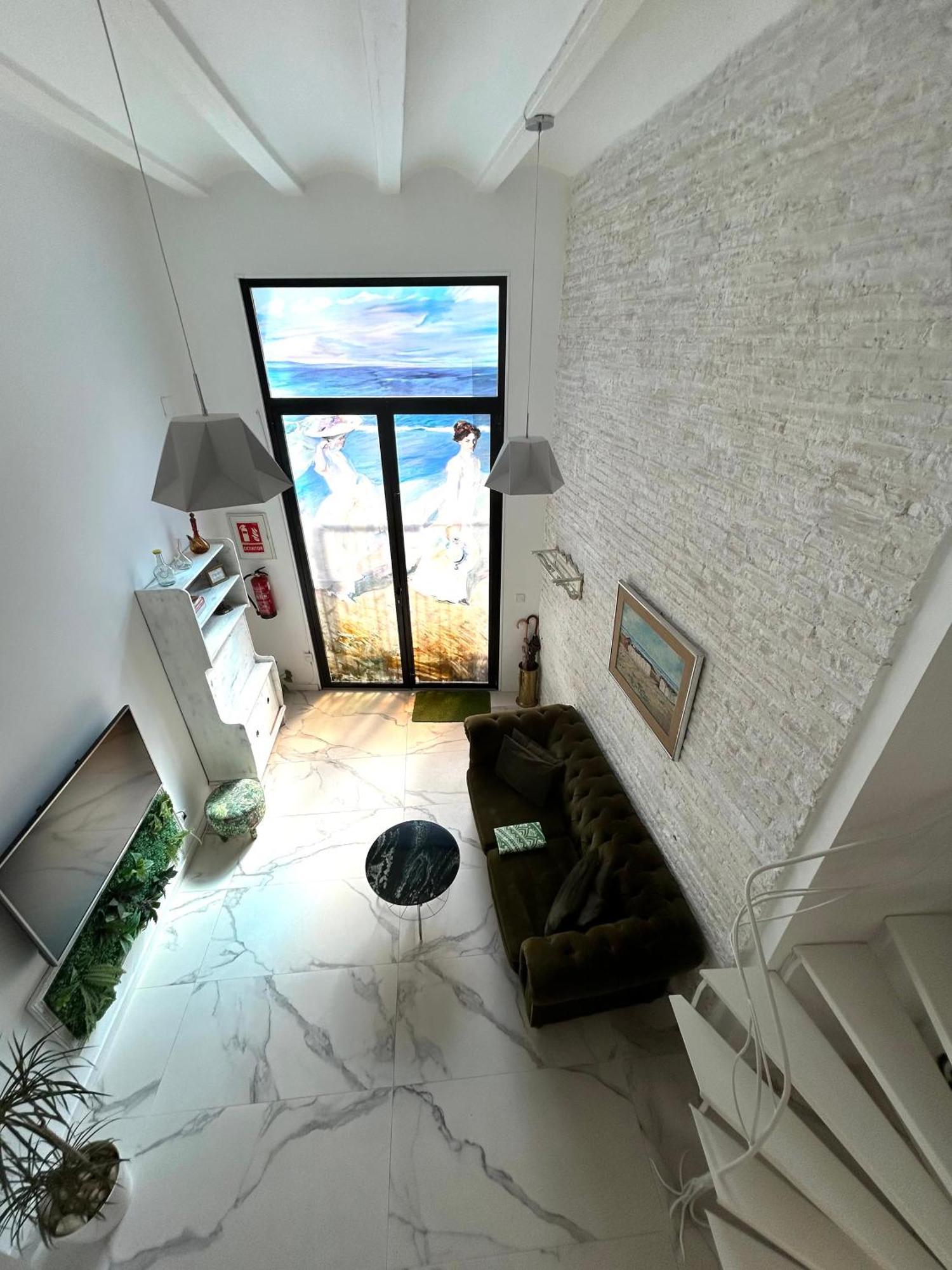 Ferienhaus Loft Con Mucha Luz En El Centro Barrio Ruzafa Valencia