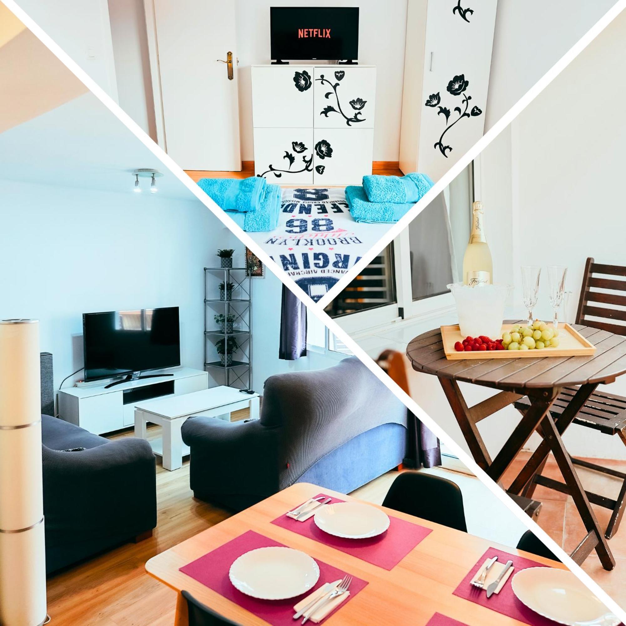 Cabanyal, 8 Min, Terrace, Smart Tv * Valência