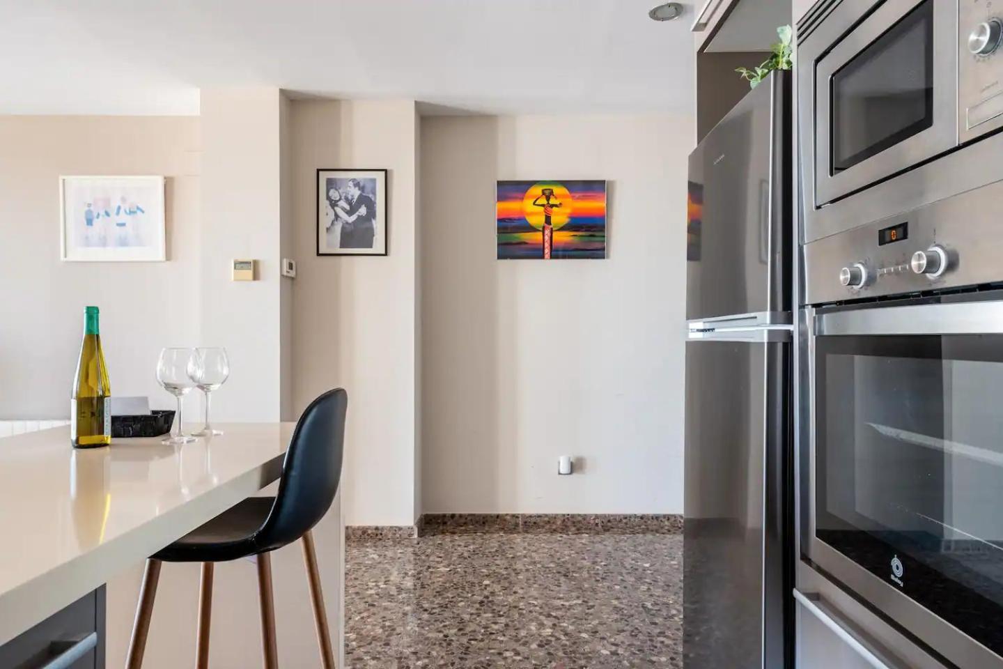 Moderno Con Vistas Al Mar En Apartment