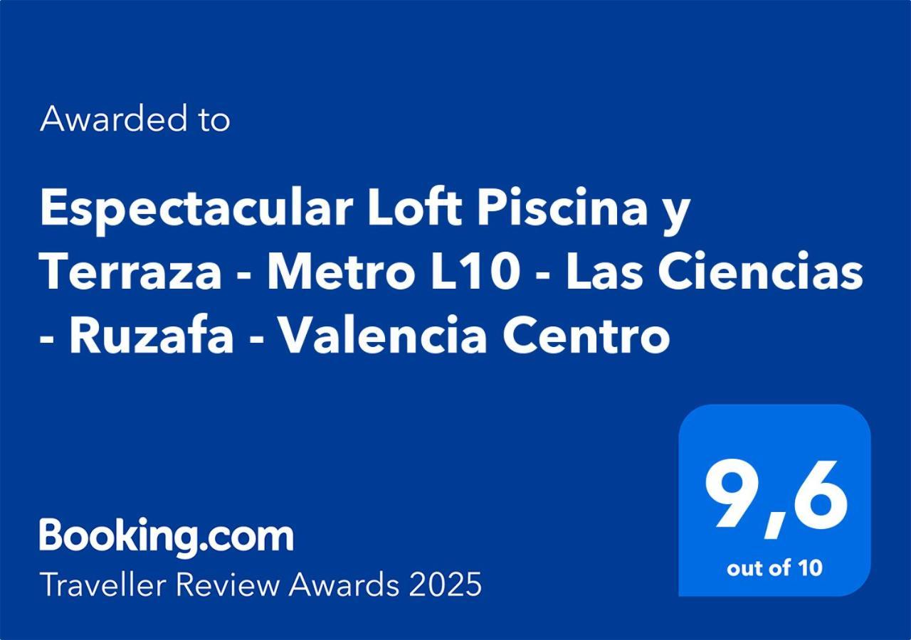 Espectacular Loft Piscina Y Terraza - Metro L10 - Ciencias - Ruzafa - Centro Valência