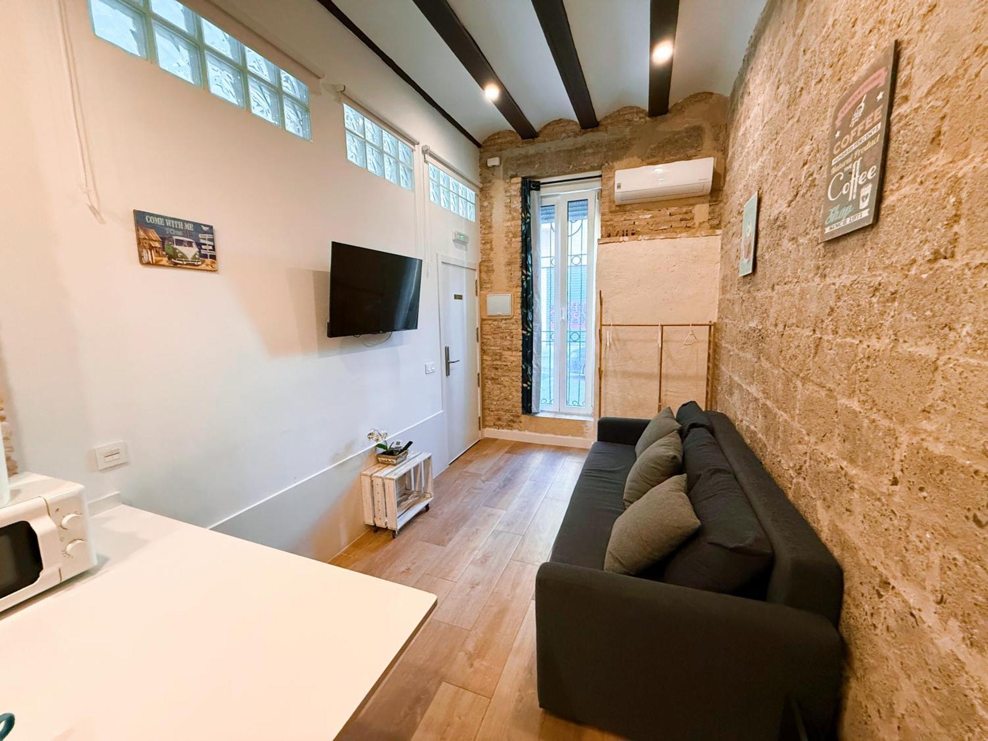 Loft Independiente Con Piscina Compartida En Centro De Apartment Valencia
