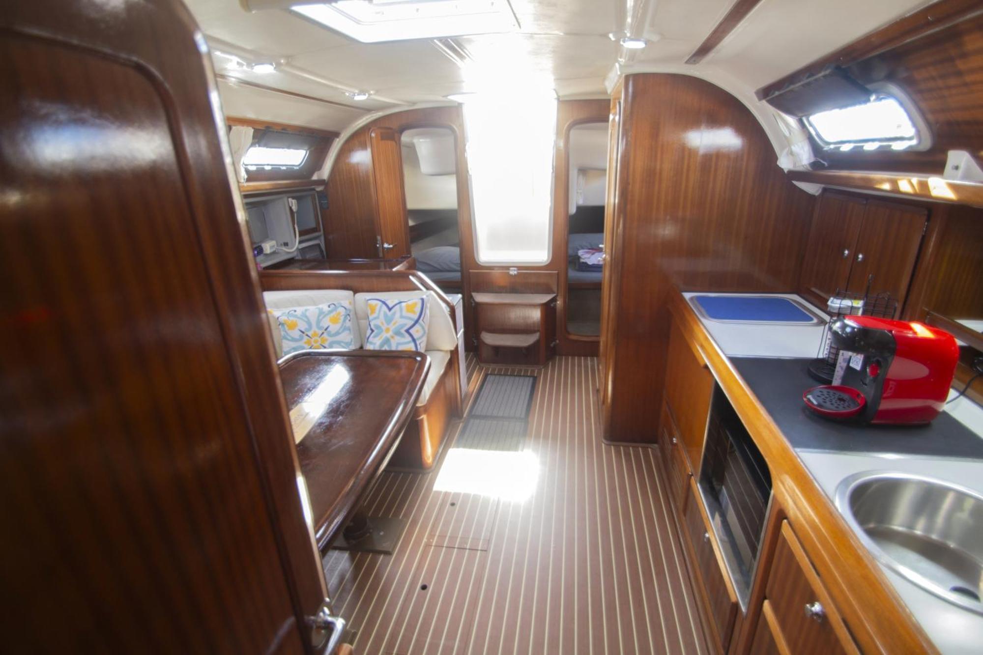 On A Sailing Boat In Botel *