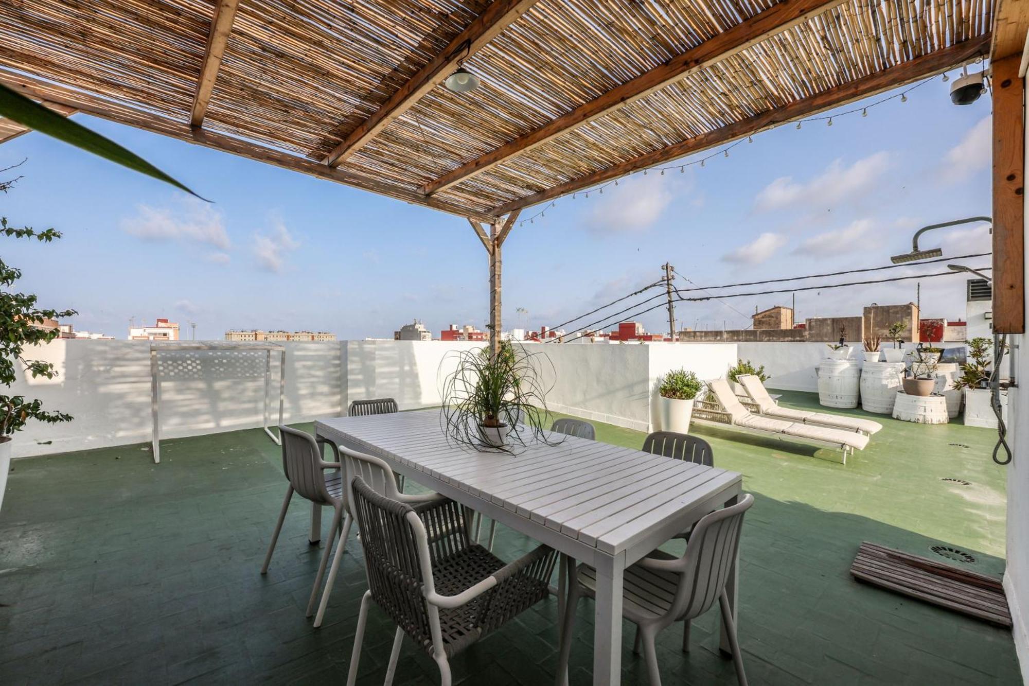 Apartment Nuevo Estudio A Metros De La Playa, Con Terraza Y Zonas Comun 3c Valencia