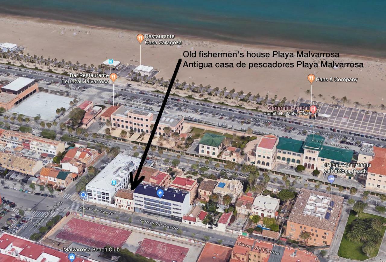 Apartment Old Fisherman's House In Malvarrosa Valencia