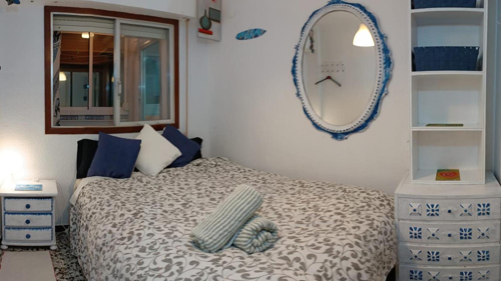 Blue Double Private At Front - Doble En La Playa * Valencia