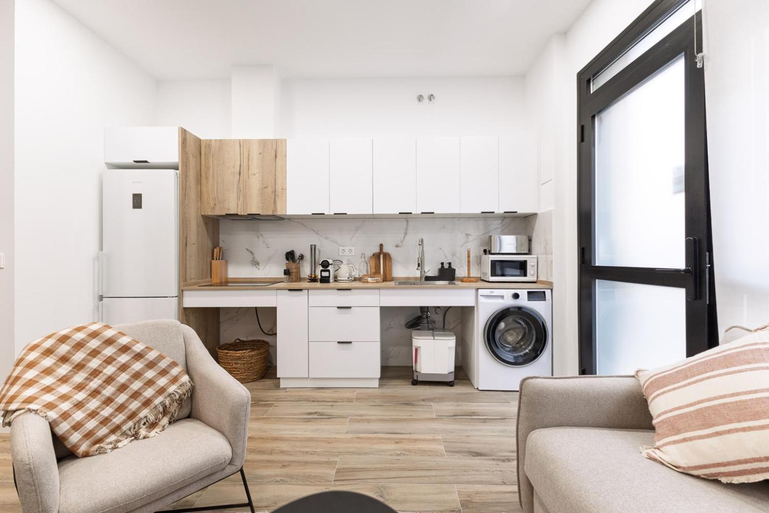 Moderno Loft Reformado, Smart Tv, Ac, Beach, 3pax *