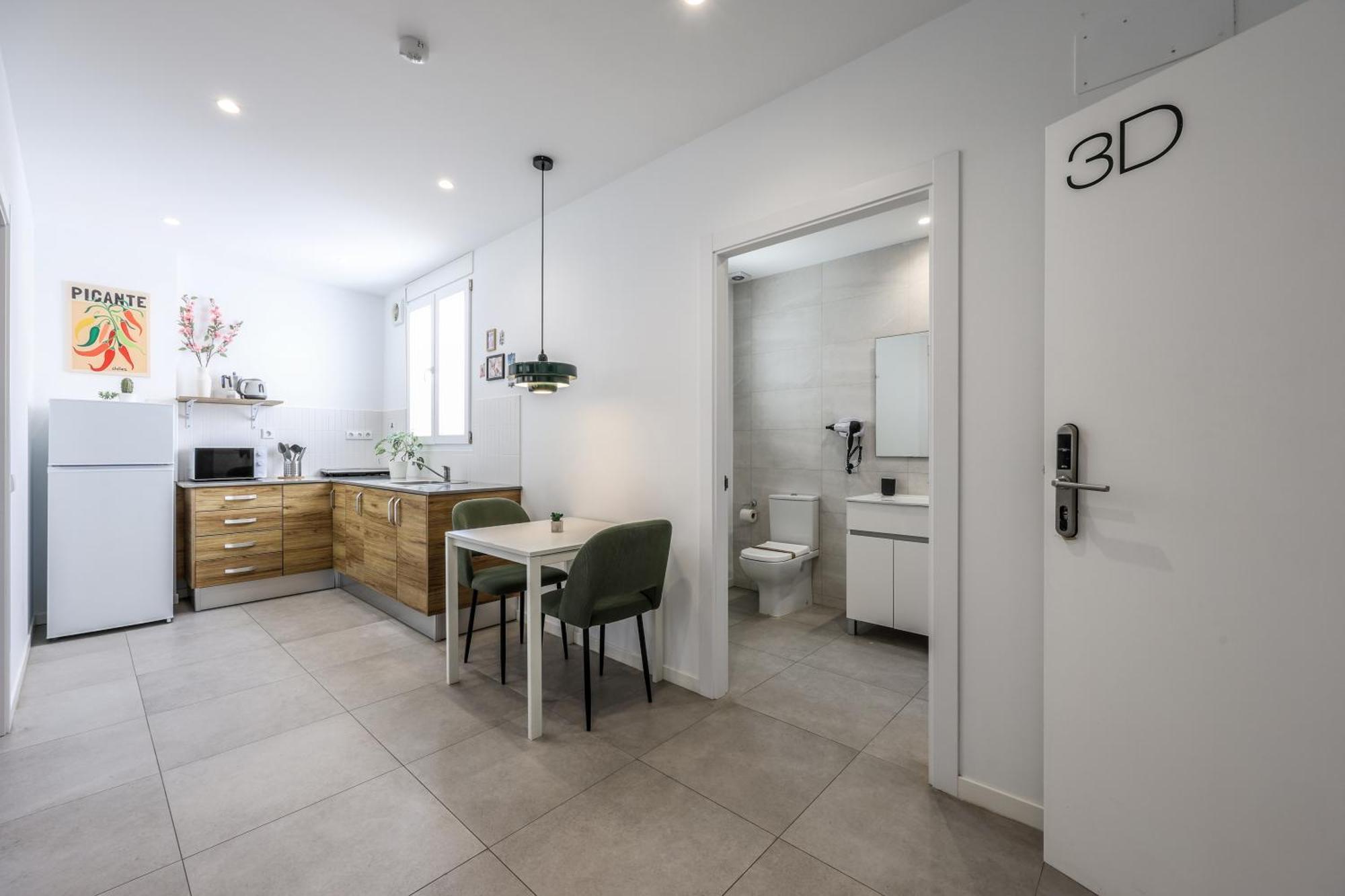 2 Hab En Malvarrosa A Metros De La Playa, Con Terraza Y Zonas Comun 3d Valencia