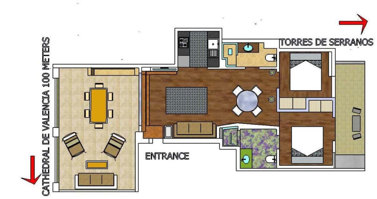 Florit Flats - Center 2br 2ba Attic Terrace View Wifi Ac Apartment