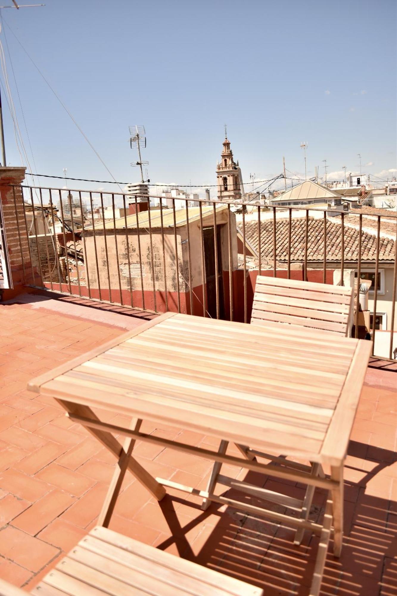 Atico Con Terraza Cerca De La Plaza De La Virgen * Valência