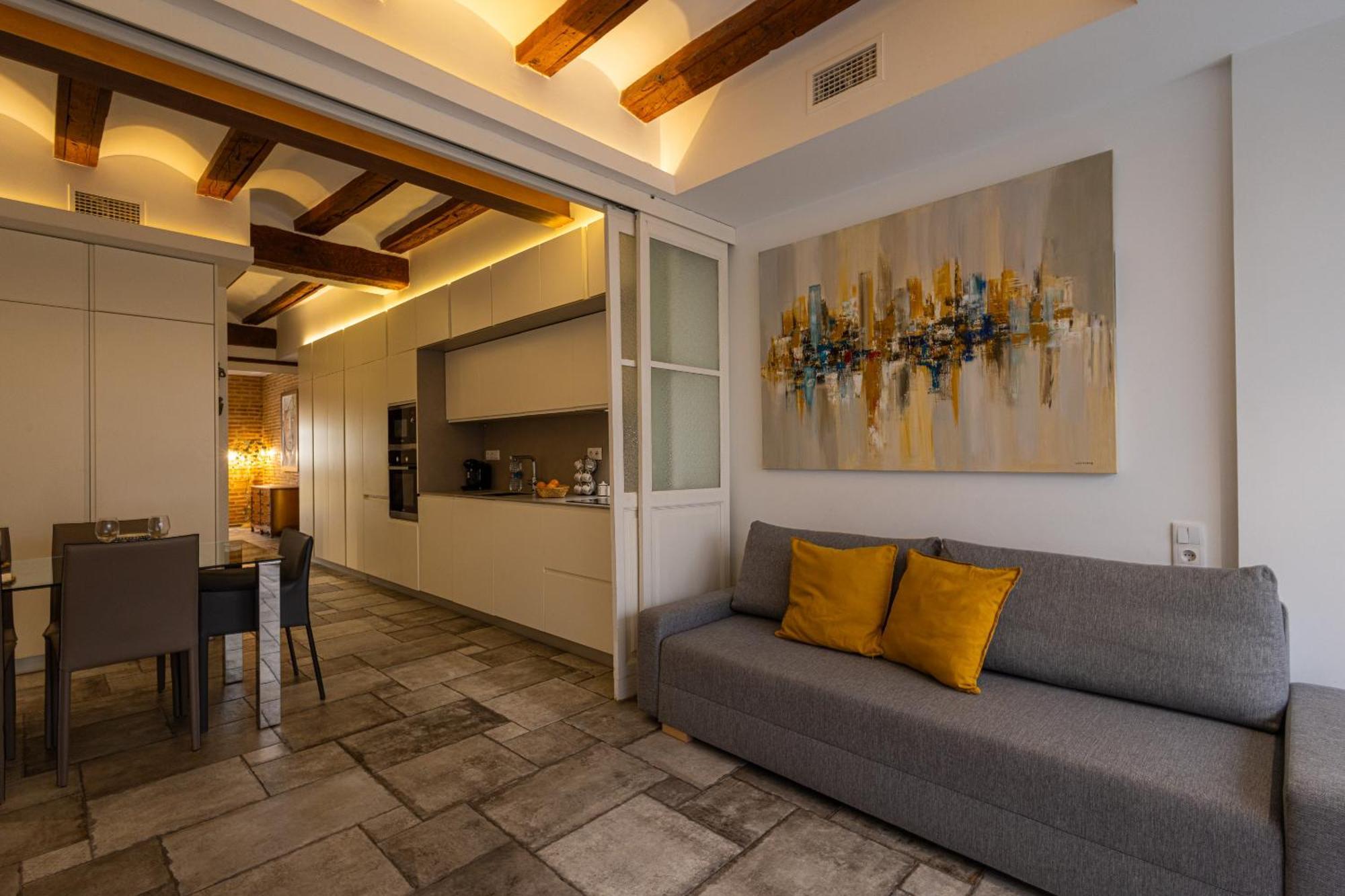 Florit Flats - Center Modern 1br 2bth Terrace Wi-fi Ac Apartment Valencia