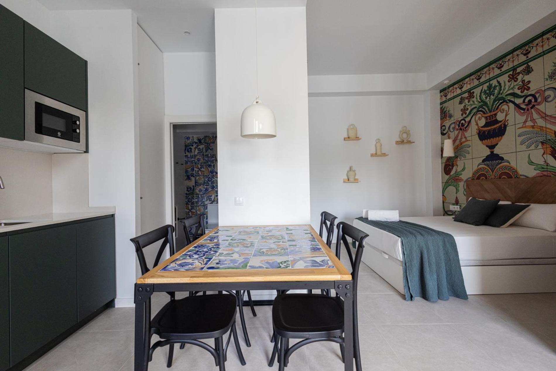 Apartment Florit Flats - Stylish Ceramic With Free Bicycles By The Joaquin Sorolla Station