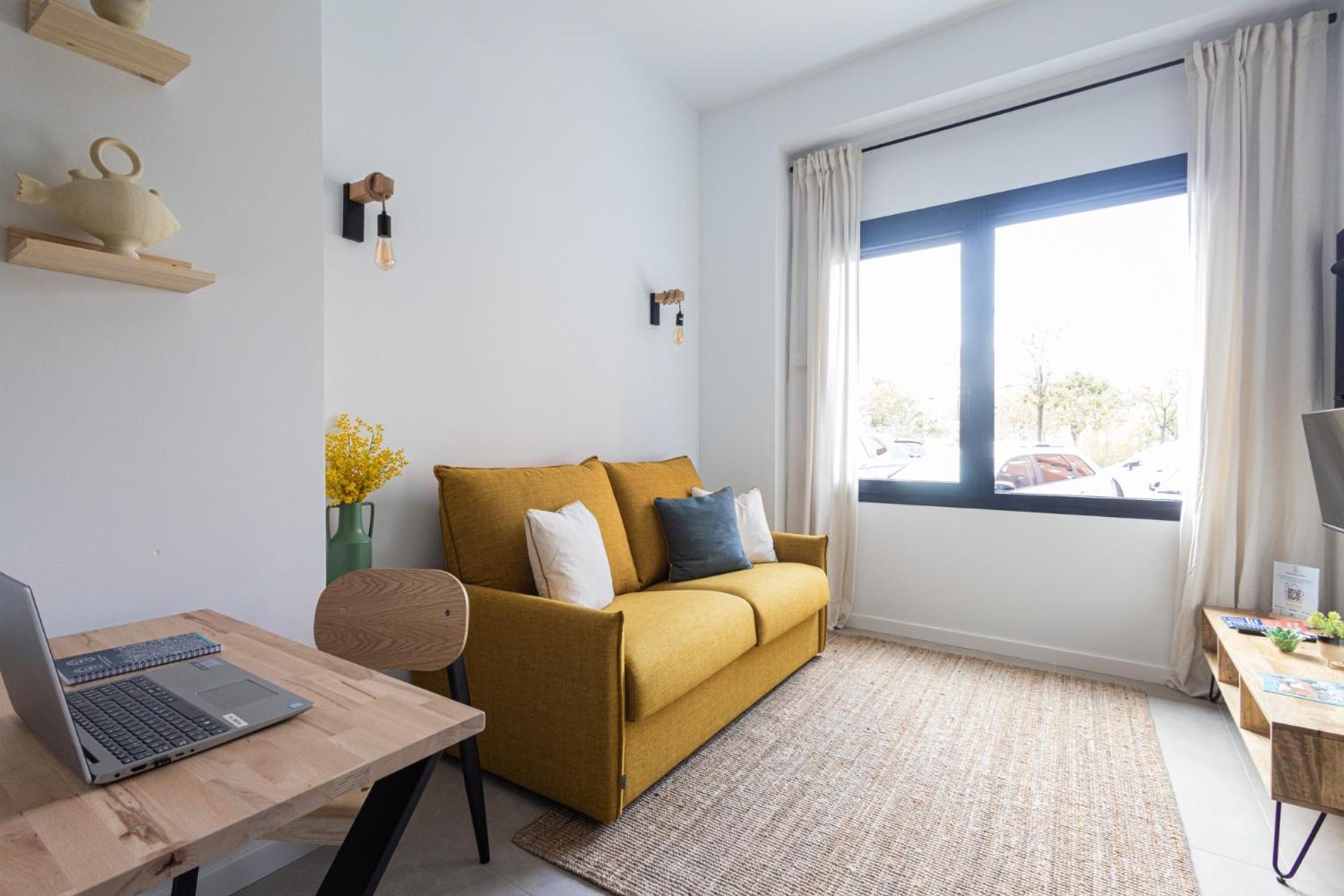 Florit Flats - Stylish Ceramic With Free Bicycles By The Joaquin Sorolla Station Apartment