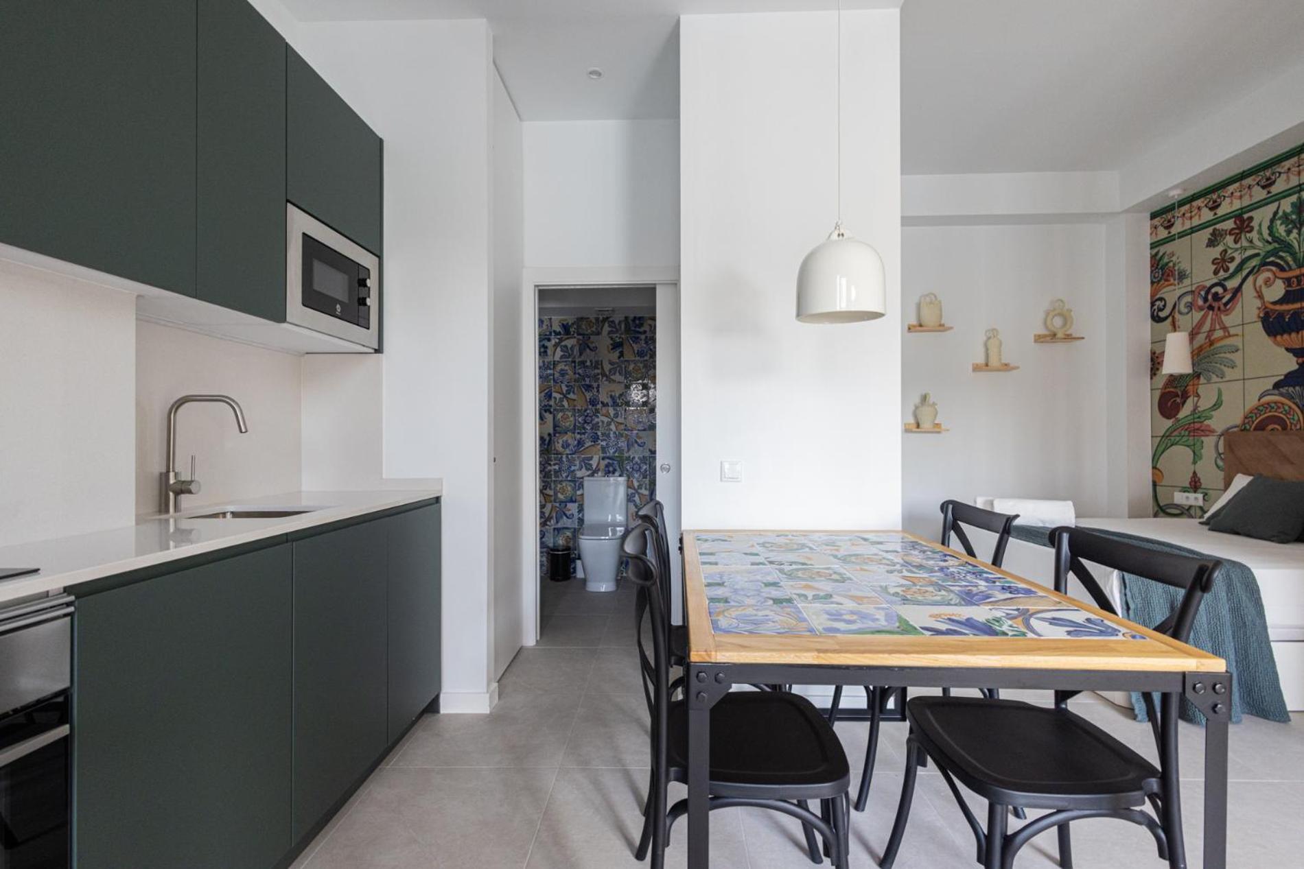 Florit Flats - Stylish Ceramic With Free Bicycles By The Joaquin Sorolla Station * Valencia
