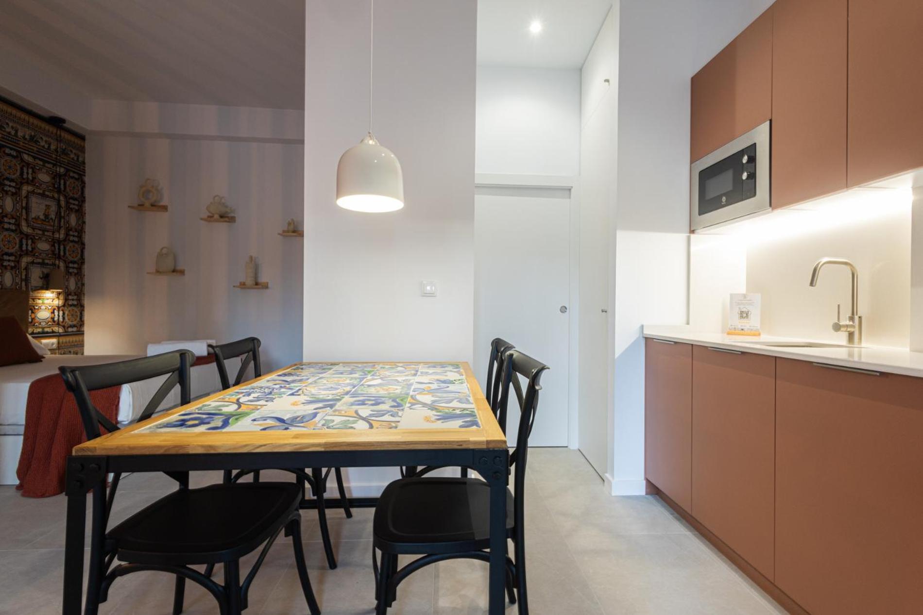 Apartment Florit Flats - Stylish Ceramic With Free Bicycles By The Joaquin Sorolla Station