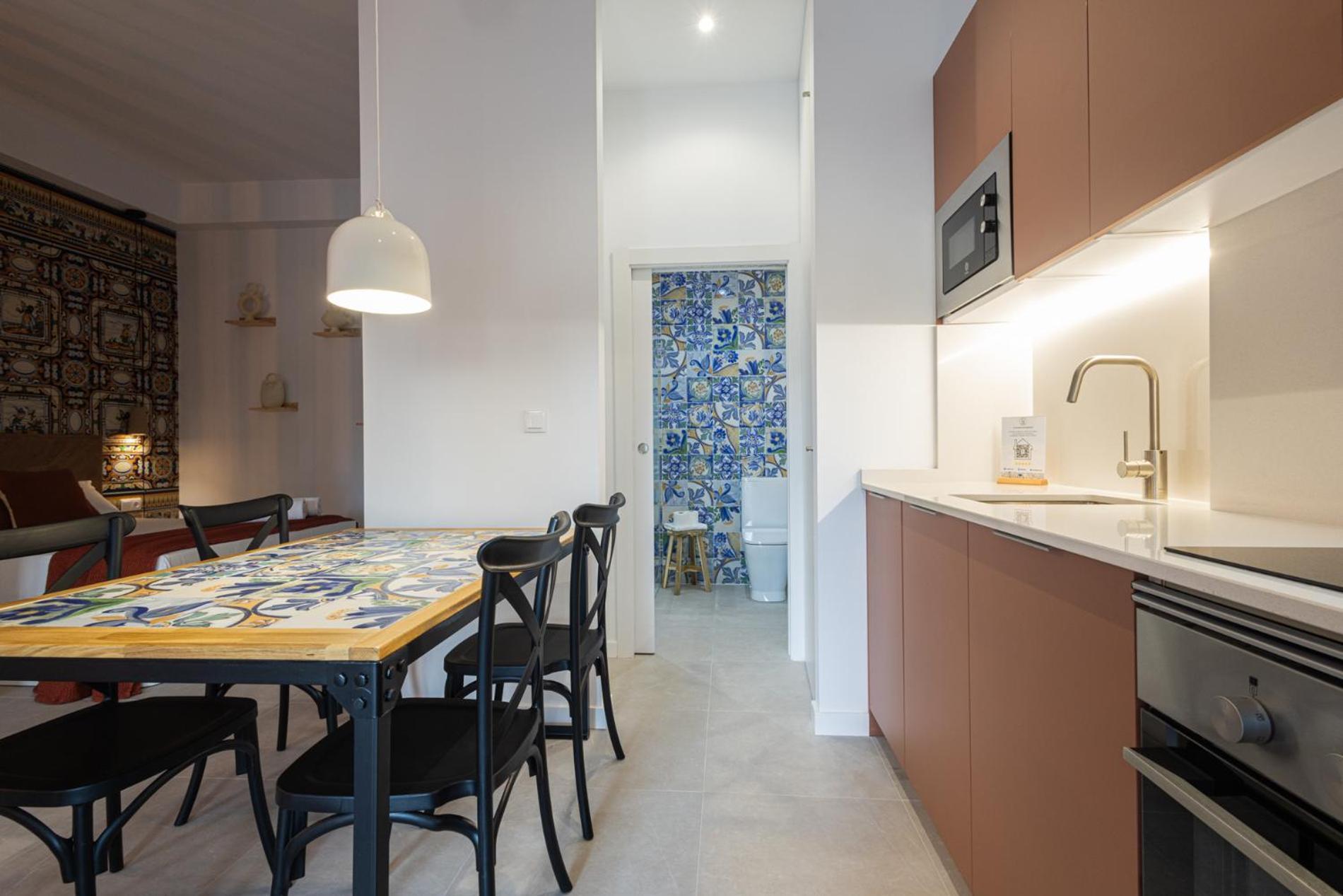 Florit Flats - Stylish Ceramic With Free Bicycles By The Joaquin Sorolla Station Apartment Valencia