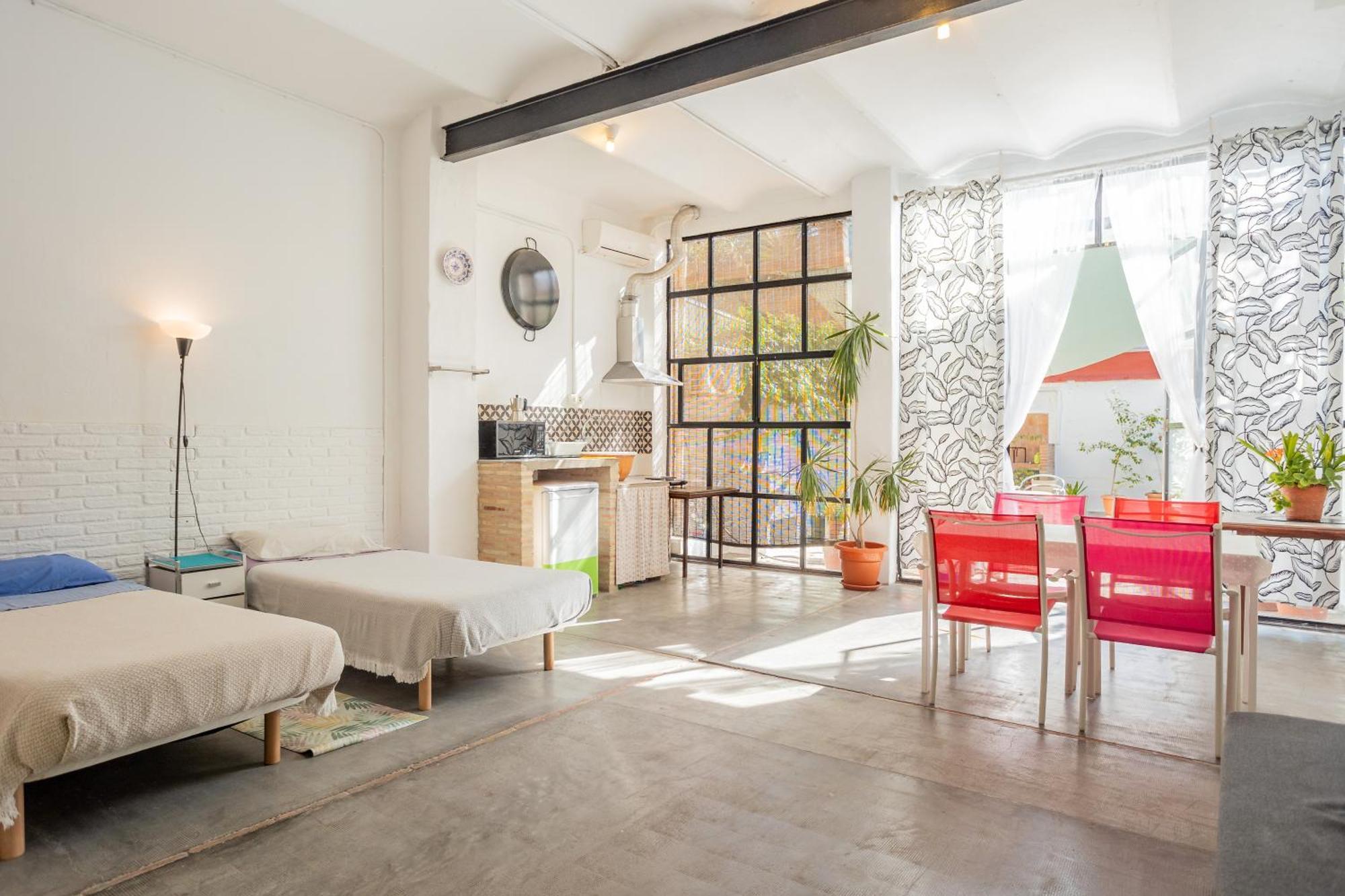 Vintage Con Wifi Y Terraza Privada Apartamento Valência