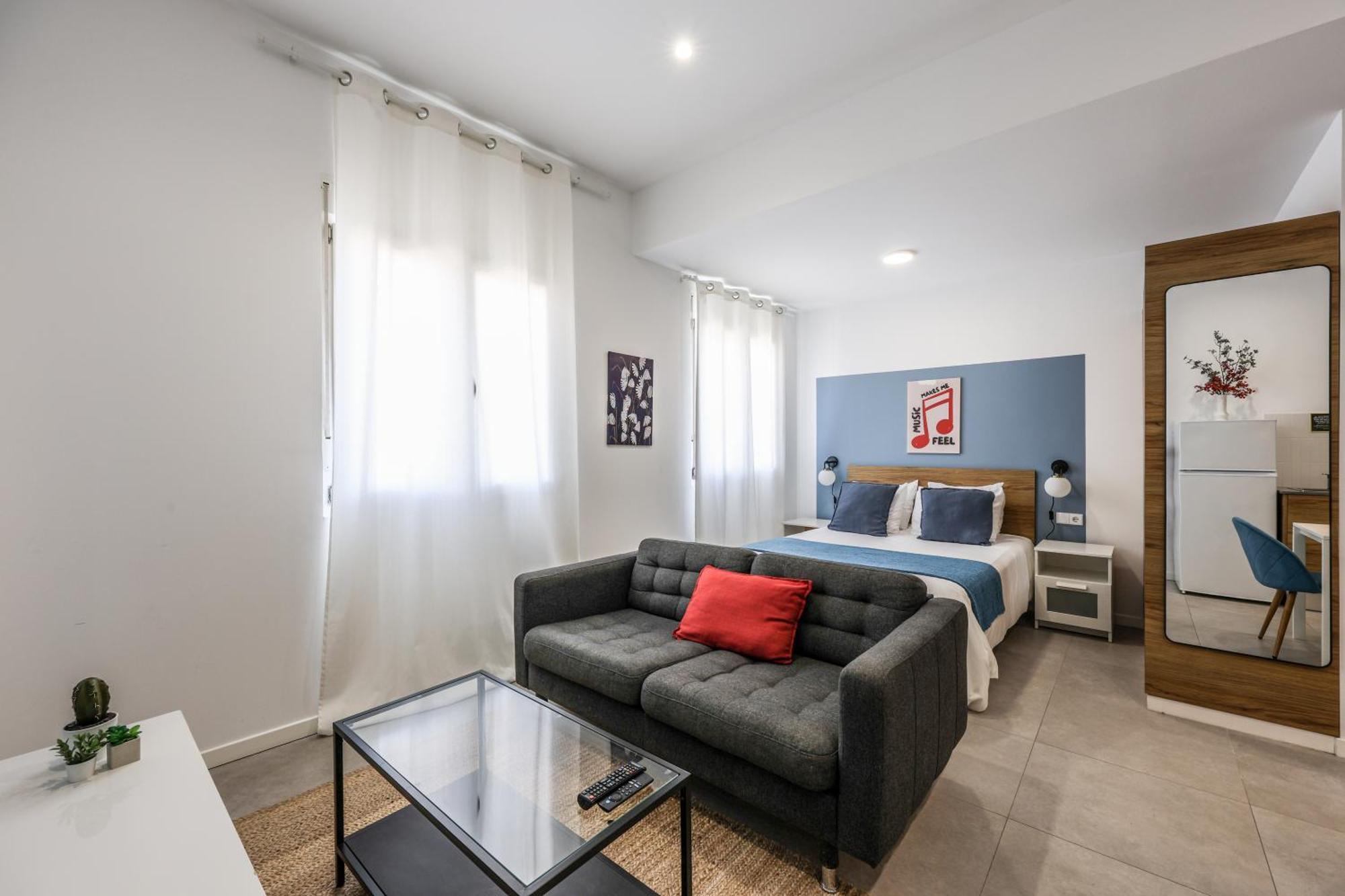 Acogedor Estudio A Metros De La Playa, Con Zonas Comunes Y Terraza 3b Apartamento Valencia